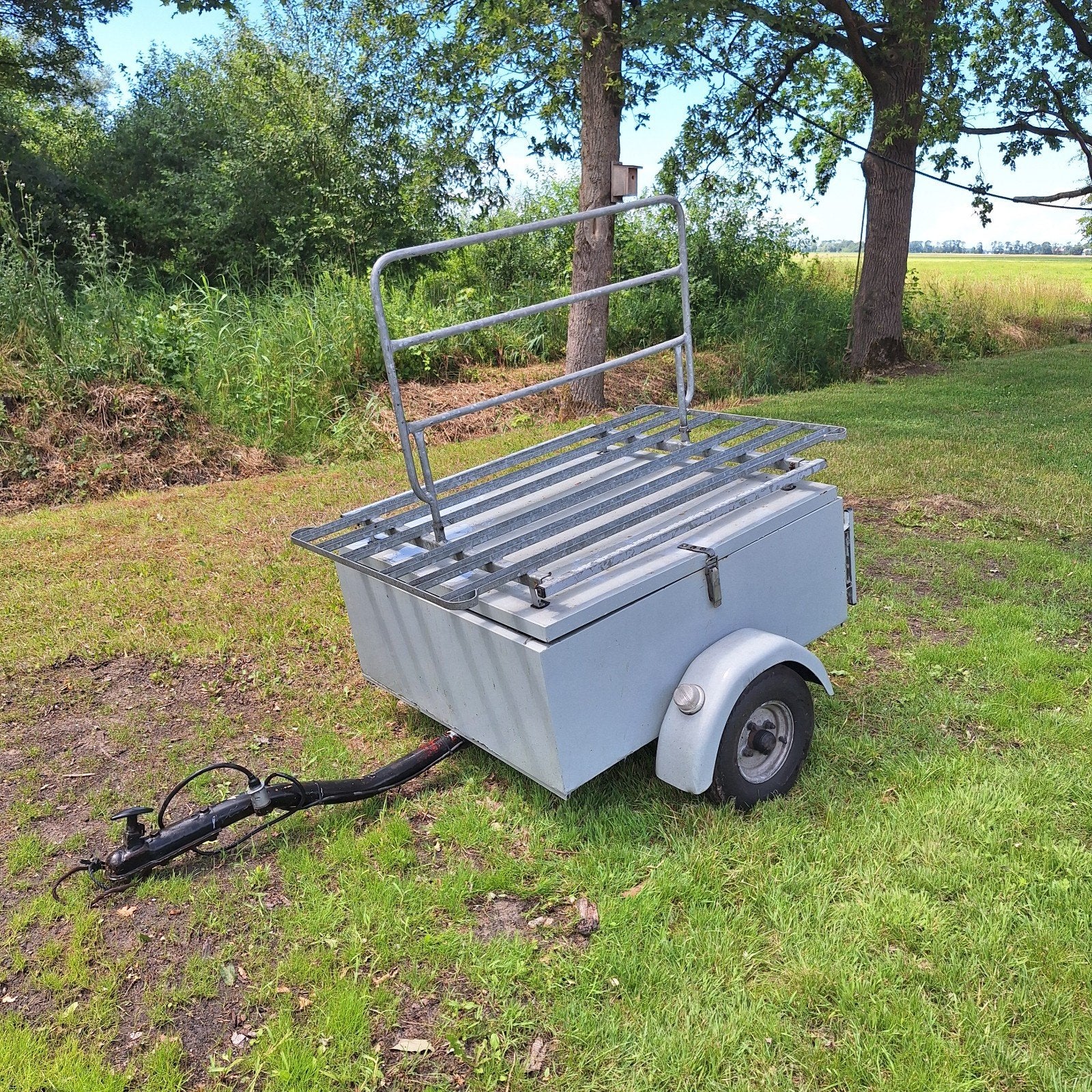 Bagagewagen met fietsenrek, Caravans en Kamperen, Ophalen, Gebruikt