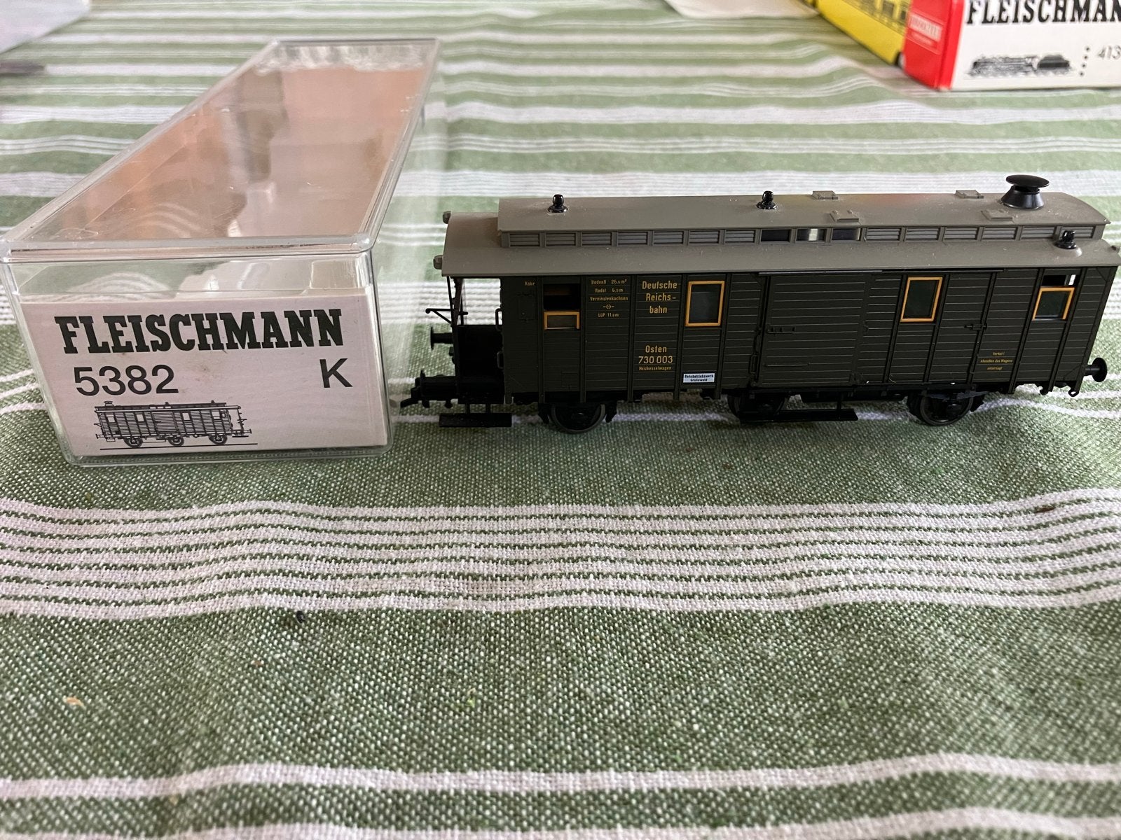 Fleischmann 5382 K 3 assen Goederenwagon Deutsche Reichsbahn, Gelijkstroom, Fleischmann, Wagon, Ophalen of Verzenden