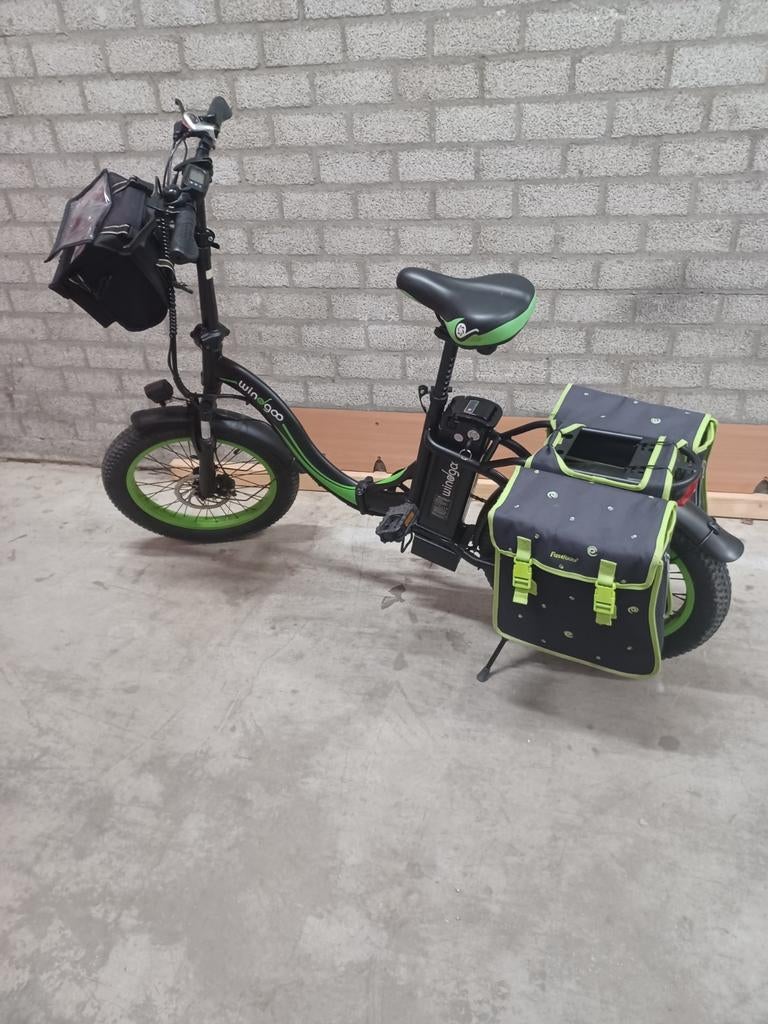 Windgoo elektrische vouwfiets  2 jaar oud, Fietsen en Brommers, Elektrische fietsen, Gebruikt, Minder dan 47 cm, 30 tot 50 km per accu