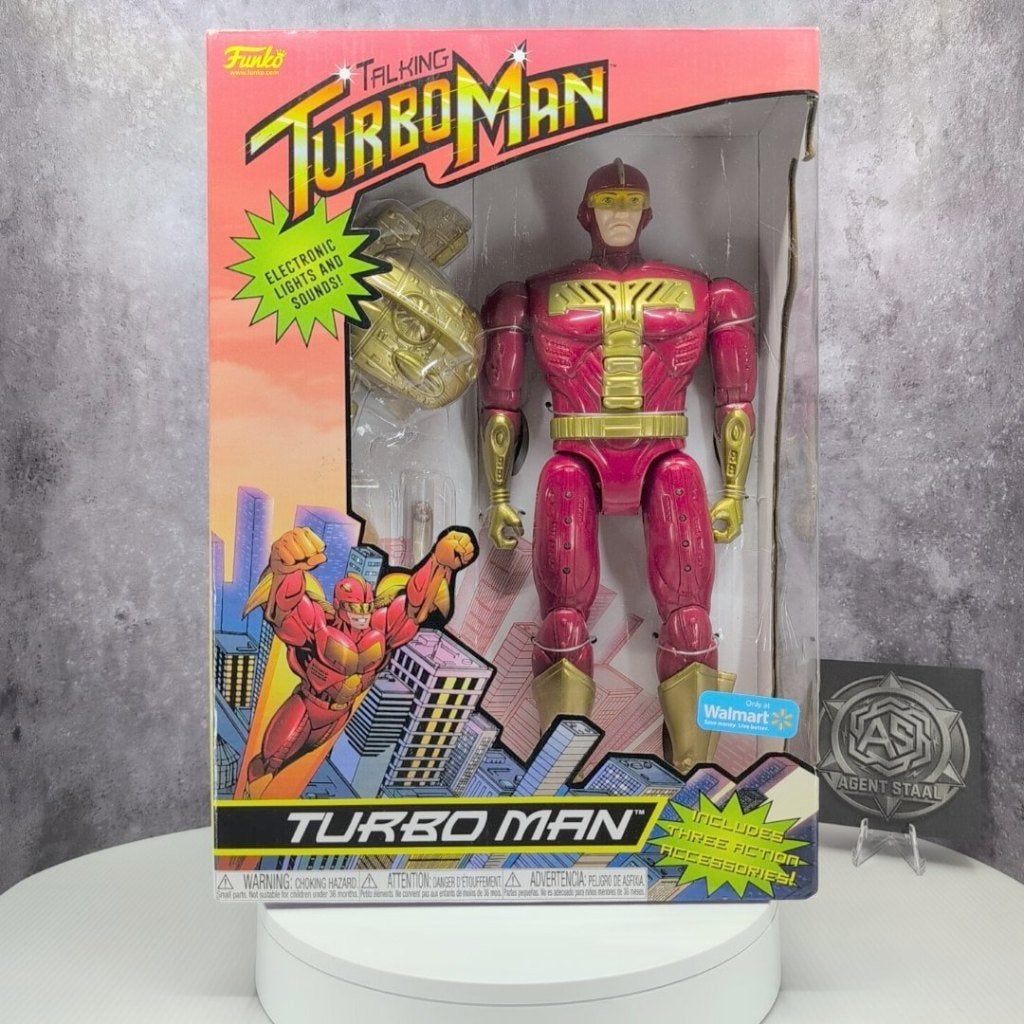 Funko Turbo Man Figure Jingle All The Way Walmart #035 13,5", Ophalen of Verzenden, Nieuw