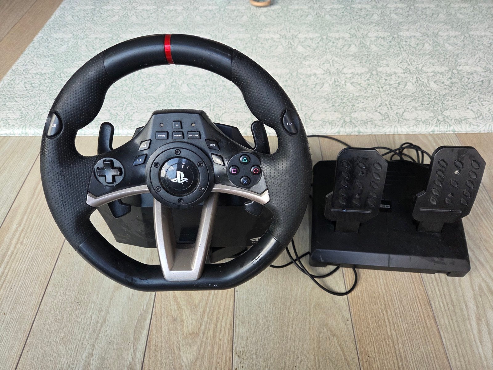 Hori RWA Racing Wheel Apex racestuur met pedalen PS4/PC, Racestuur, Gebruikt, Hori, PlayStation