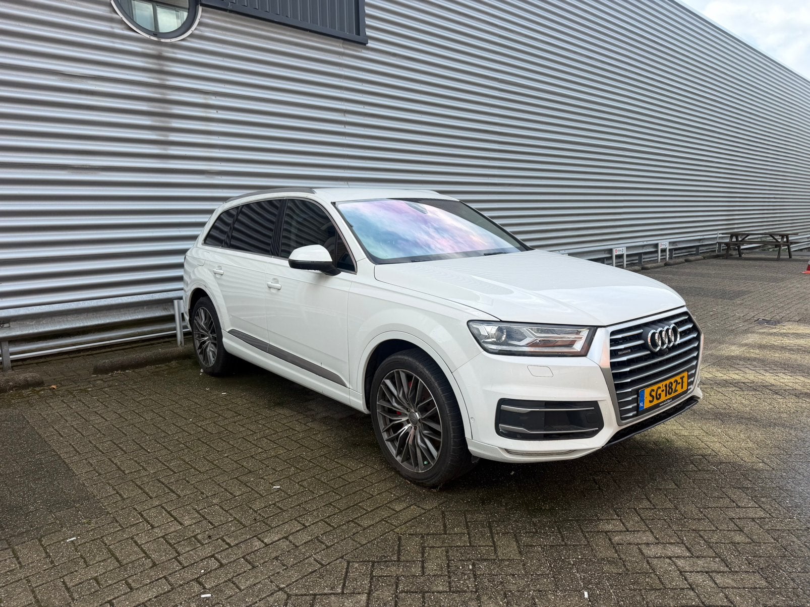 Audi Q7 3.0 TDI 160KW Quattro AUT 2016 Wit, Automaat, 241 €/maand, Wit, Leder