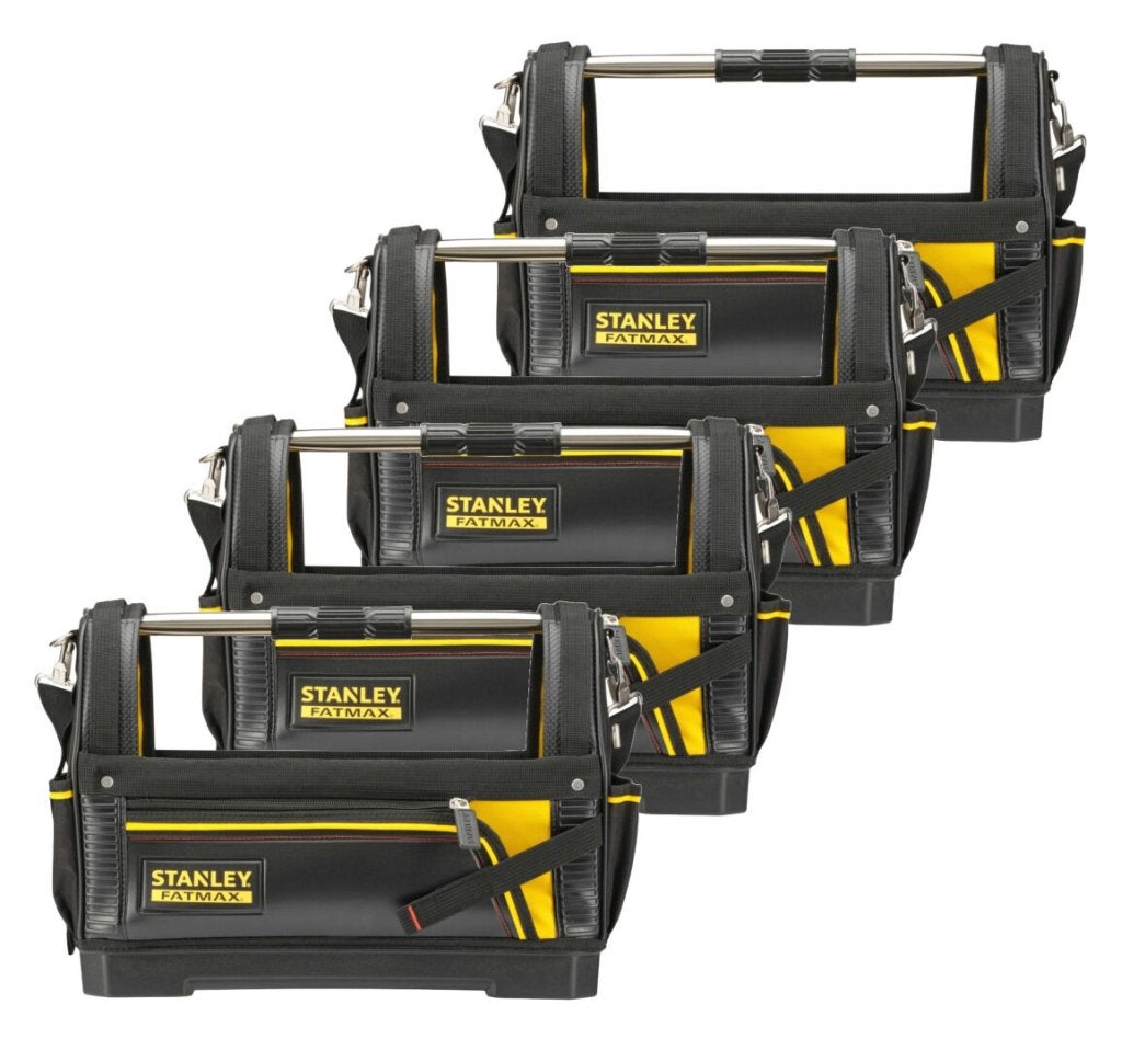 Stanley 1-93-951/4 4 x Open Gereedschapstas 18" FatMax, Niet ingevuld, Niet ingevuld, Niet ingevuld