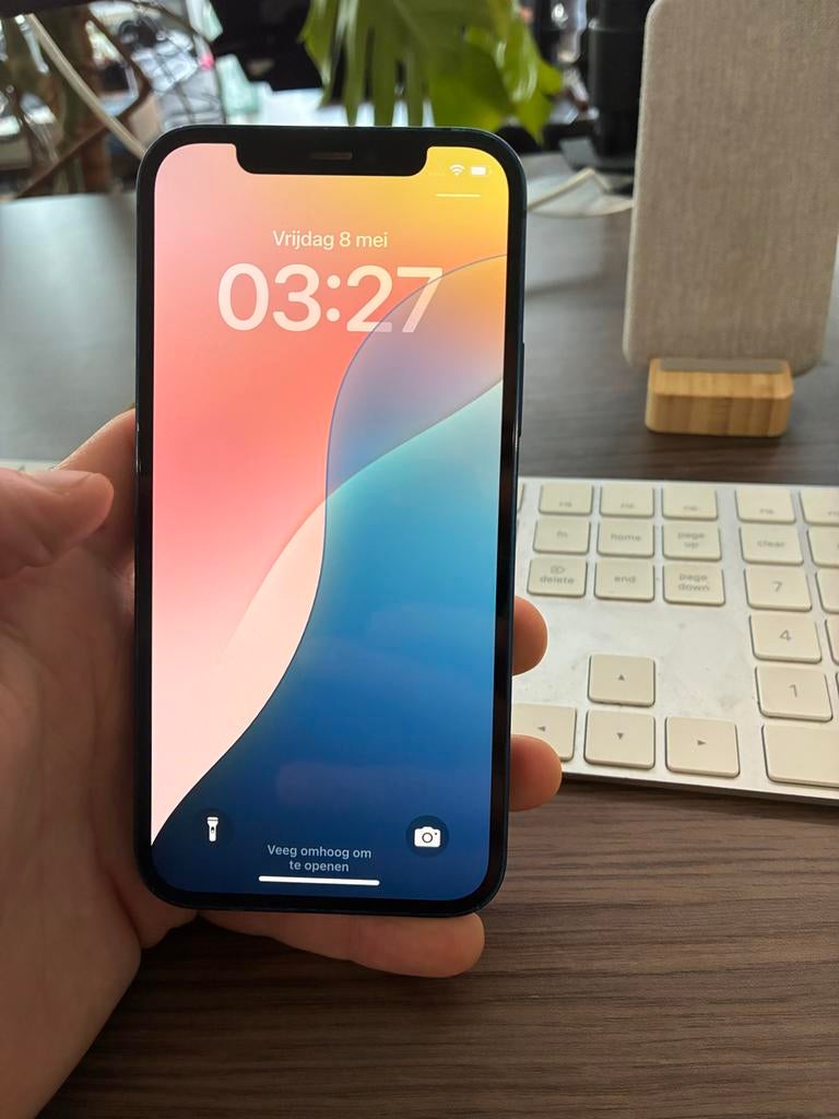 iPhone 12 Blauw 64GB - Goede Staat, Blauw, 78 %, Ophalen of Verzenden, Zo goed als nieuw