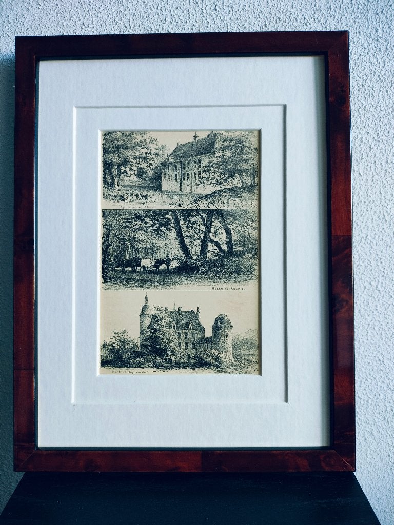 Craandijk Litho Almen Vorden Ruurlo 1880 (39), Ophalen of Verzenden