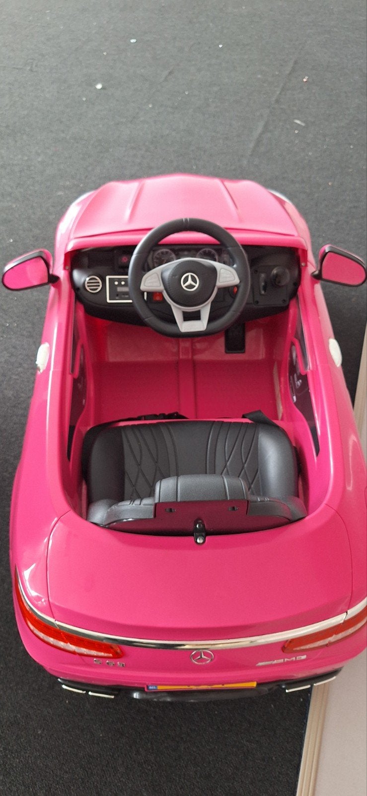 Roze elektrische kinderauto - achteruitrijfunctie defect, Kinderen en Baby's, Speelgoed | Buiten | Voertuigen en Loopfietsen, Ophalen