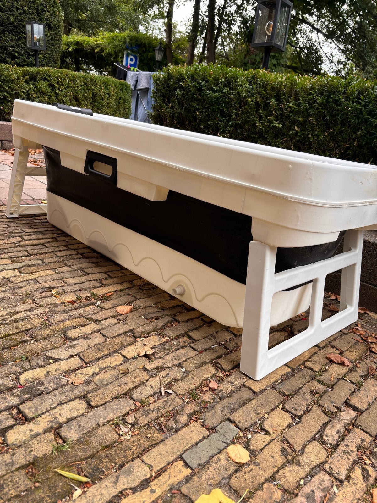 Opvouwbaar ligbad met kussen, Ophalen, Gebruikt, Met bad