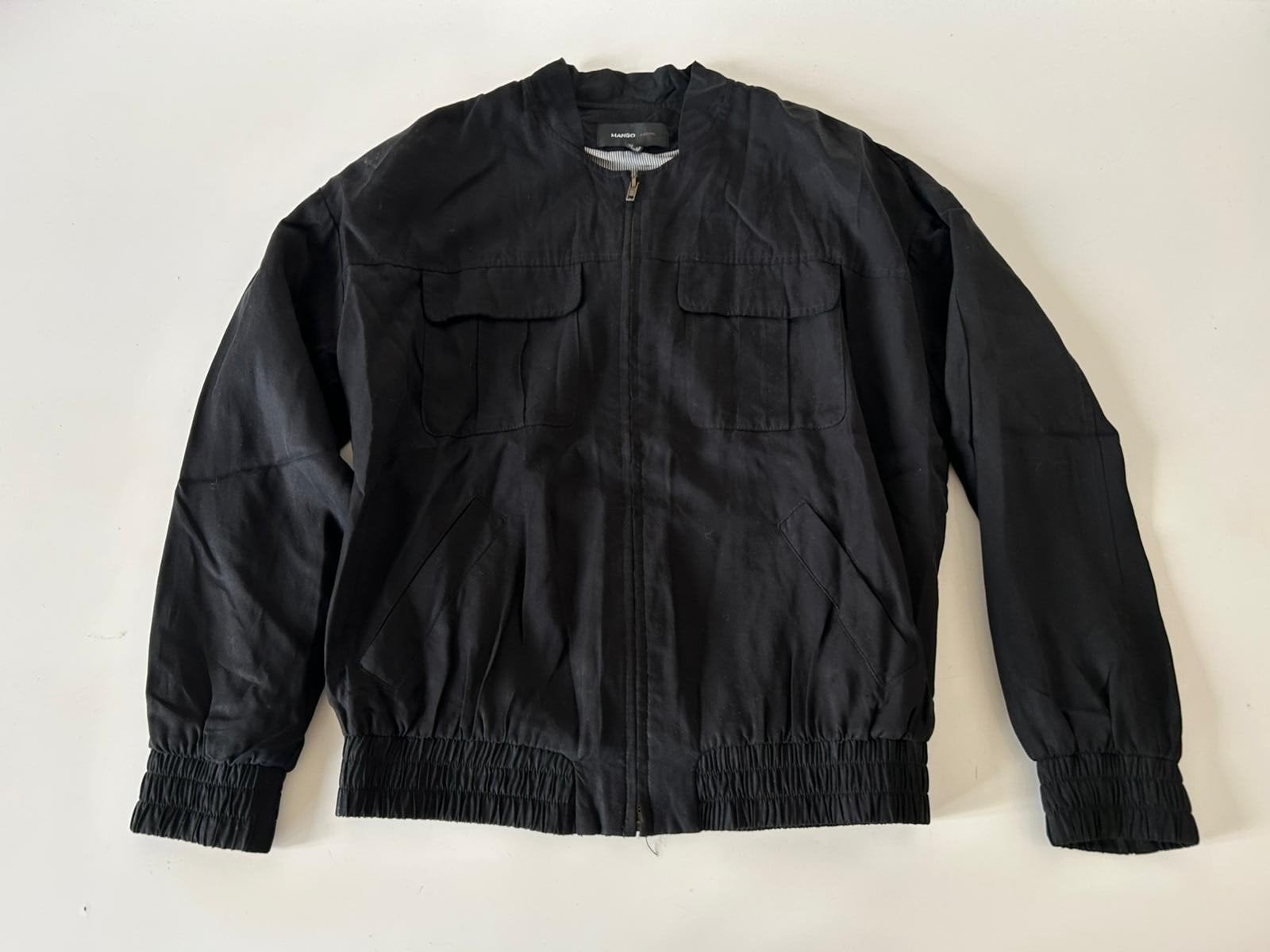 Mango Casual Zwart Bomberjack Maat XS, Mango, Zwart, Ophalen of Verzenden, Zo goed als nieuw