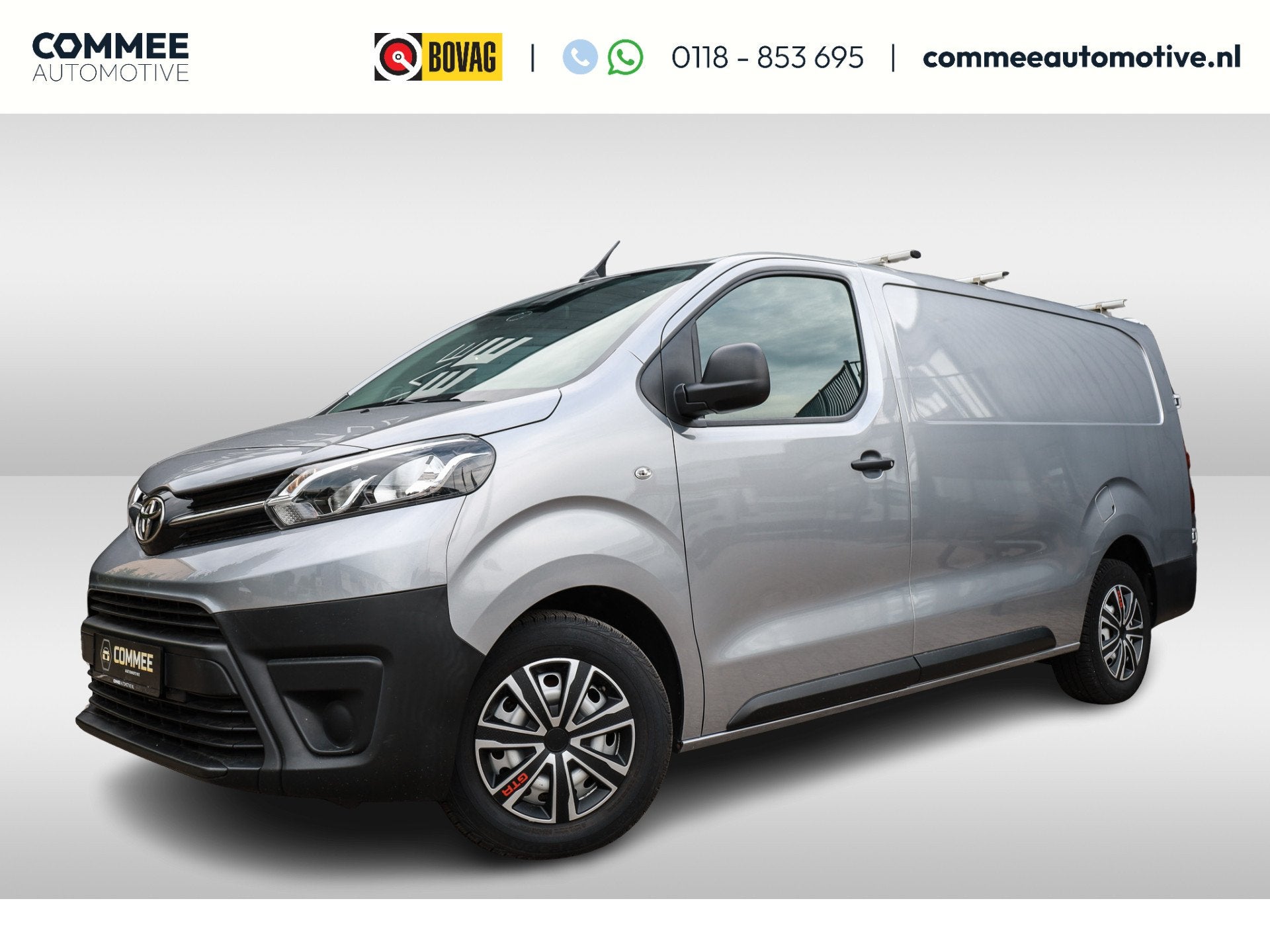 Toyota ProAce 2.0 144PK LONG COMFORT AC I Cr.Contr I Trekhaa, Auto's, Stof, Gebruikt, Zwart, 4 cilinders