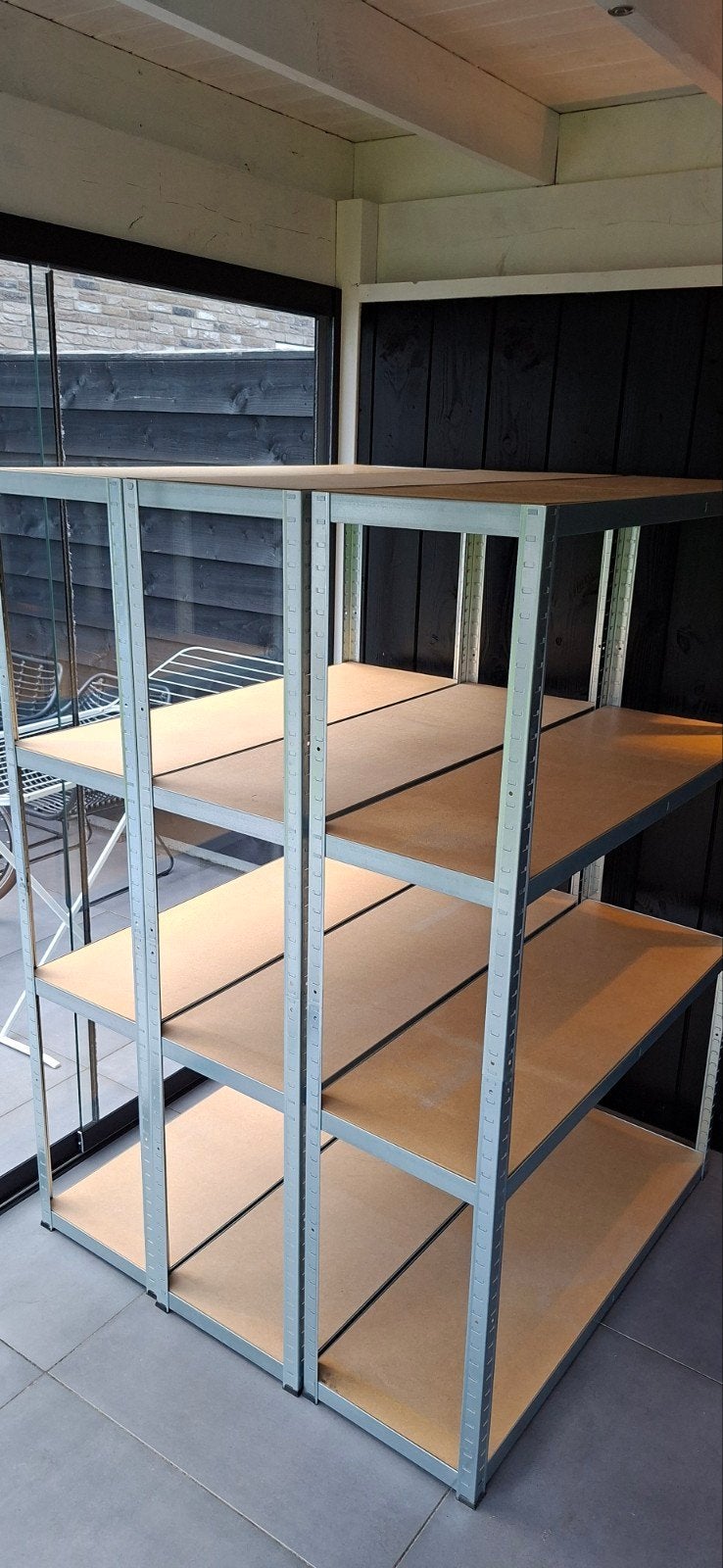 3 stellingkasten metaal 120 x 40 x 180, Huis en Inrichting, Ophalen, Zo goed als nieuw