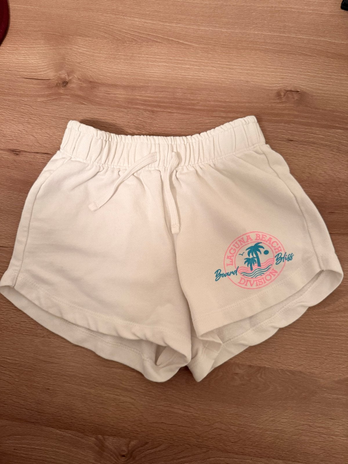 Witte korte broek met opdruk - Zara- maat:140, Kleding | Dames, Kort, Wit, Ophalen of Verzenden, Maat 34 (XS) of kleiner