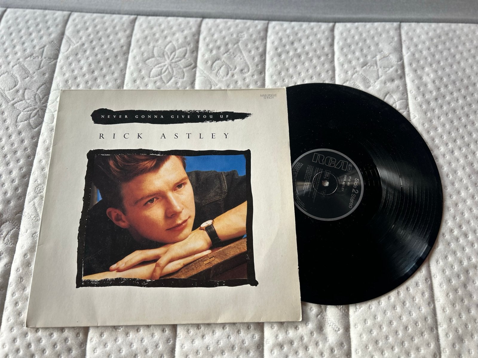 Rick Astley - Never Gonna Give You Up (Vinyl Single), LP, Gebruikt, Pop, Ophalen of Verzenden