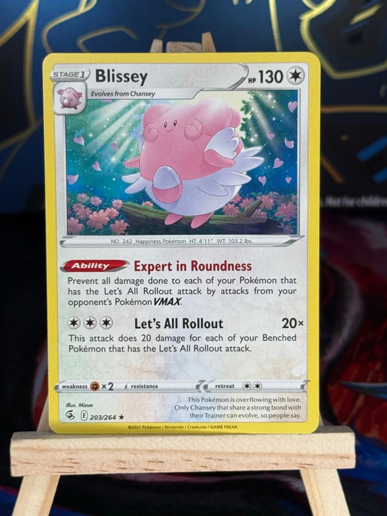 Blissey #203 | Pokemon Fusion Strike, Ophalen of Verzenden, Zo goed als nieuw, Losse kaart