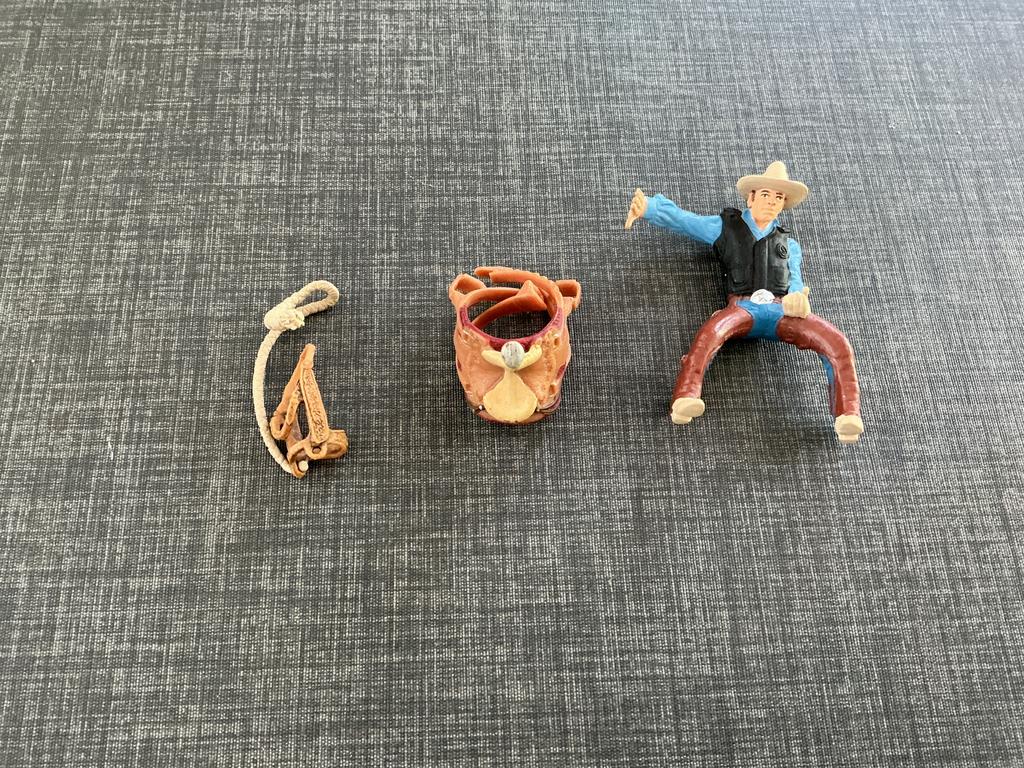 Schleich rodeo rijder met zadel, Ophalen, Zo goed als nieuw, Jongen of Meisje