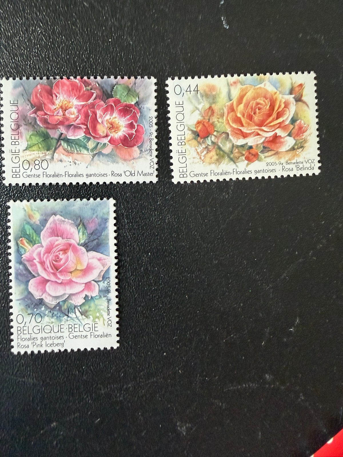 Belgische postzegels - Gentse Floraliën rozen, Postzegels en Munten, Brieven en Enveloppen | België, Ophalen of Verzenden, Brief