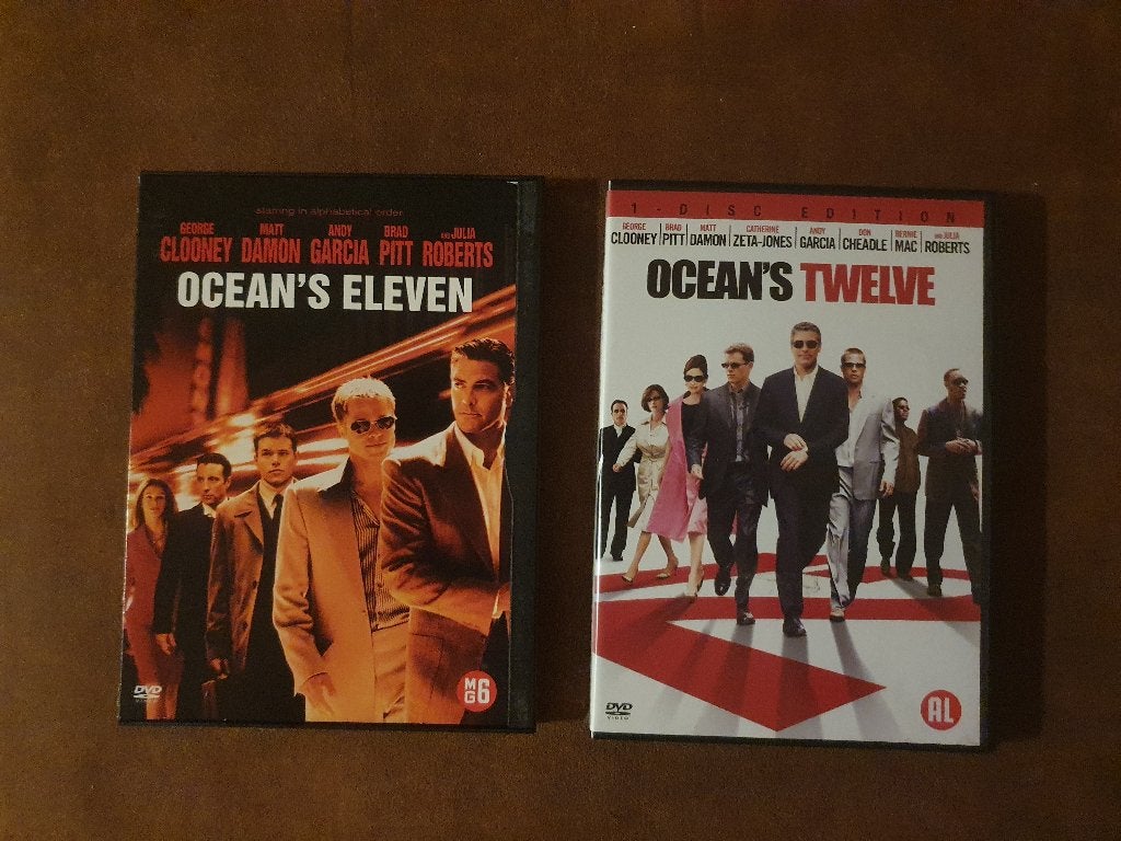Ocean's Eleven en Ocean's Twelve, Alle leeftijden, Ophalen of Verzenden, Gebruikt, Actiekomedie