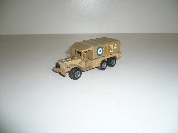 Solido Dodge 6 x 6 army truck, Ophalen of Verzenden, Zo goed als nieuw, Bus of Vrachtwagen, Solido