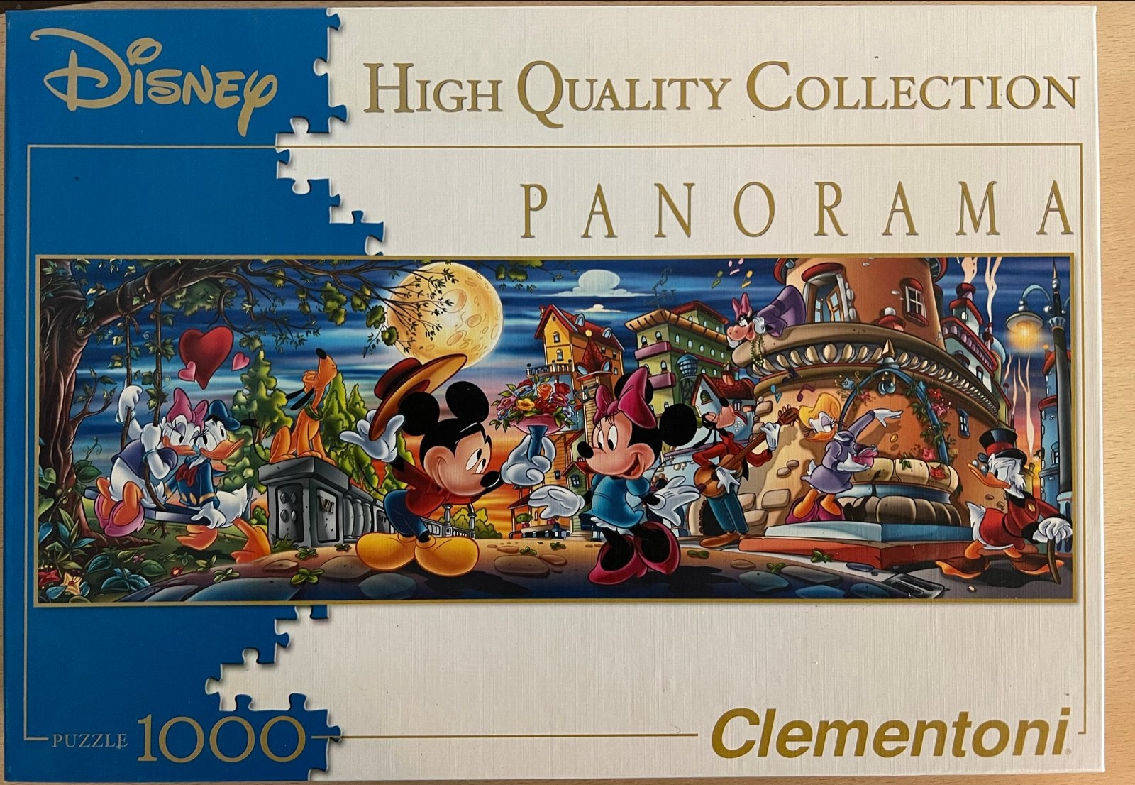Disney Clementoni Panorama Legpuzzel 1000 stukjes, Ophalen, 500 t/m 1500 stukjes, Gebruikt, Legpuzzel
