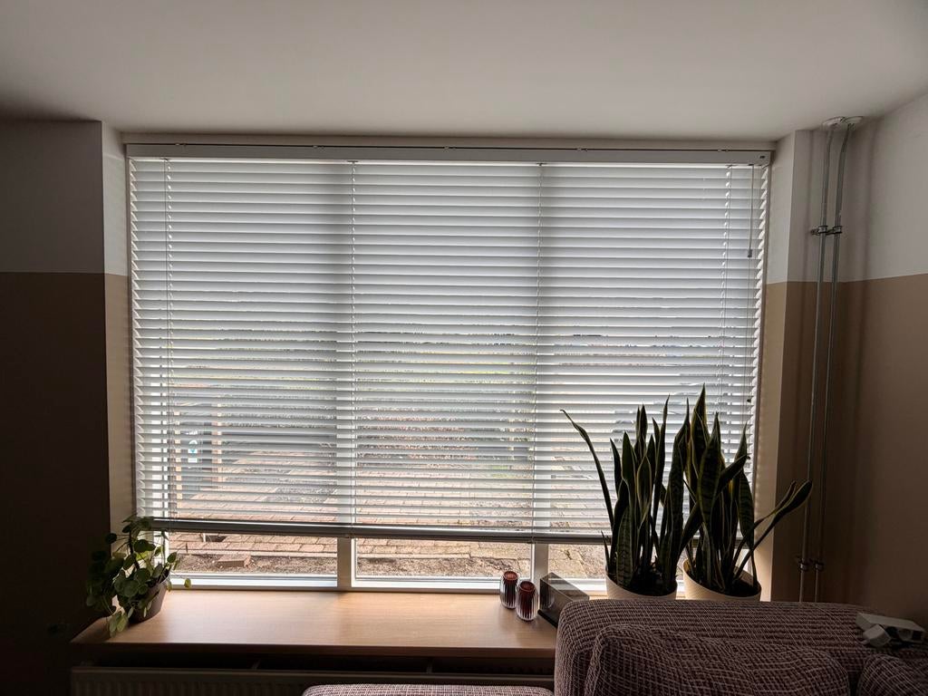 Luxaflex jaloezieën in diverse maten, Huis en Inrichting, Ophalen, Gebruikt, Wit, 200 cm of meer