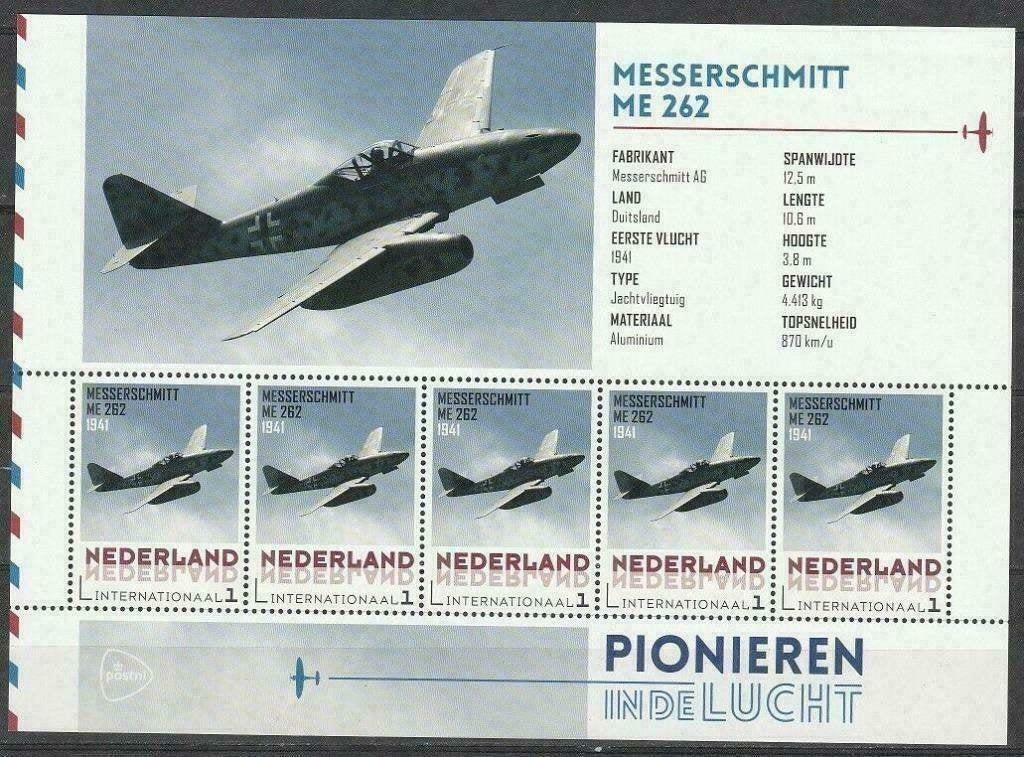 3197 E15 Vel Pionieren in de Lucht Messerschmitt ME 262, Postzegels en Munten, Verzenden, Na 1940, Postfris