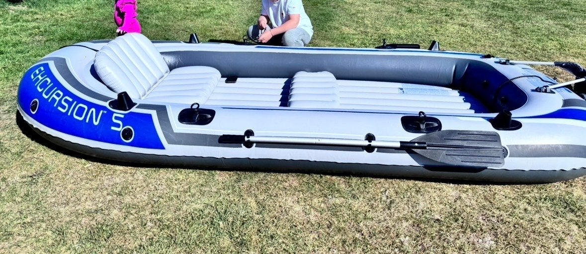 Intex Excursion 50 Rubberboot met Peddels, Ophalen, Zo goed als nieuw