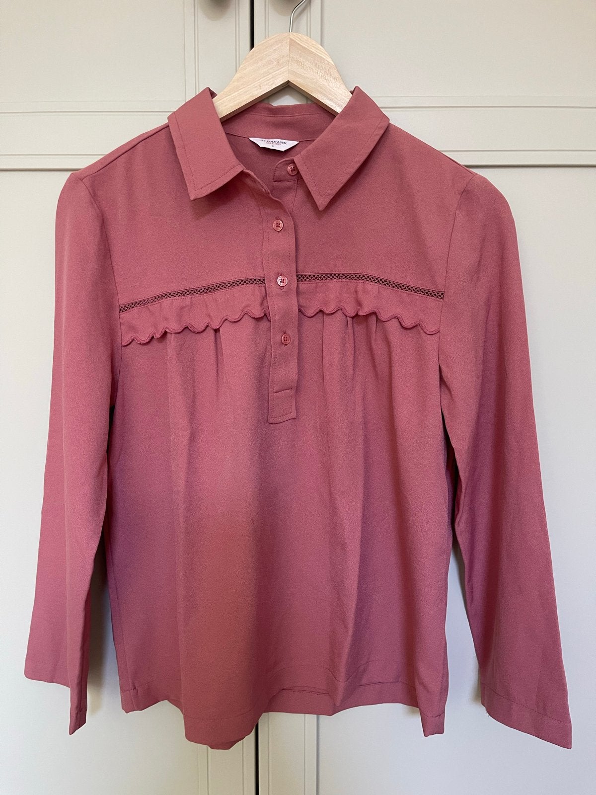 U.S. Polo Assn. roze blouse met lange mouwen, Kleding | Dames, Tops, Ophalen of Verzenden, Zo goed als nieuw, Lange mouw, Roze