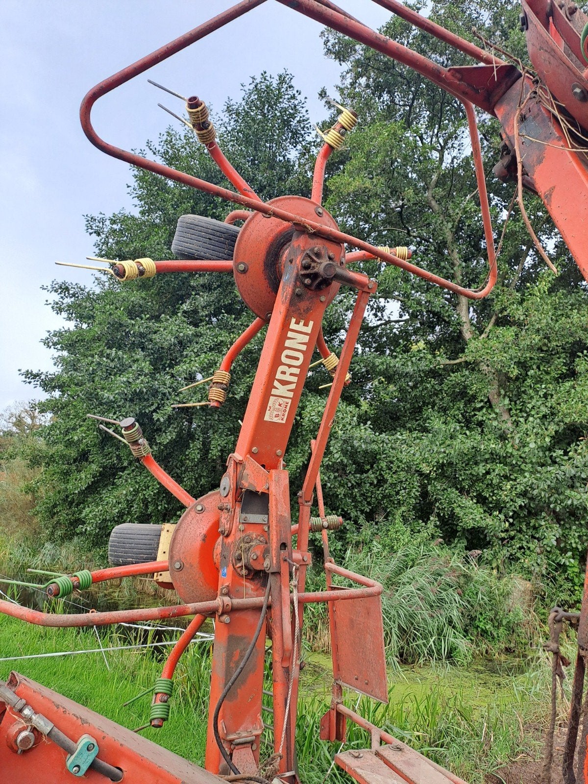 Krone schudder 640 6 elements, Ophalen, Weidebouw