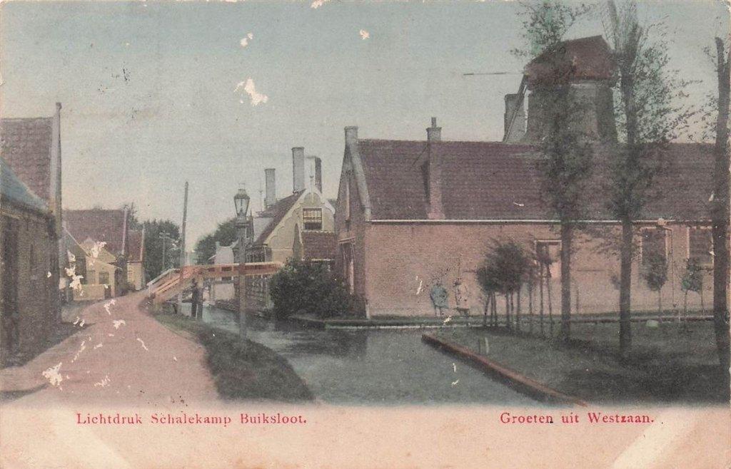 703-465-039 Groeten uit Westzaan, Verzenden, Voor 1920, Noord-Holland