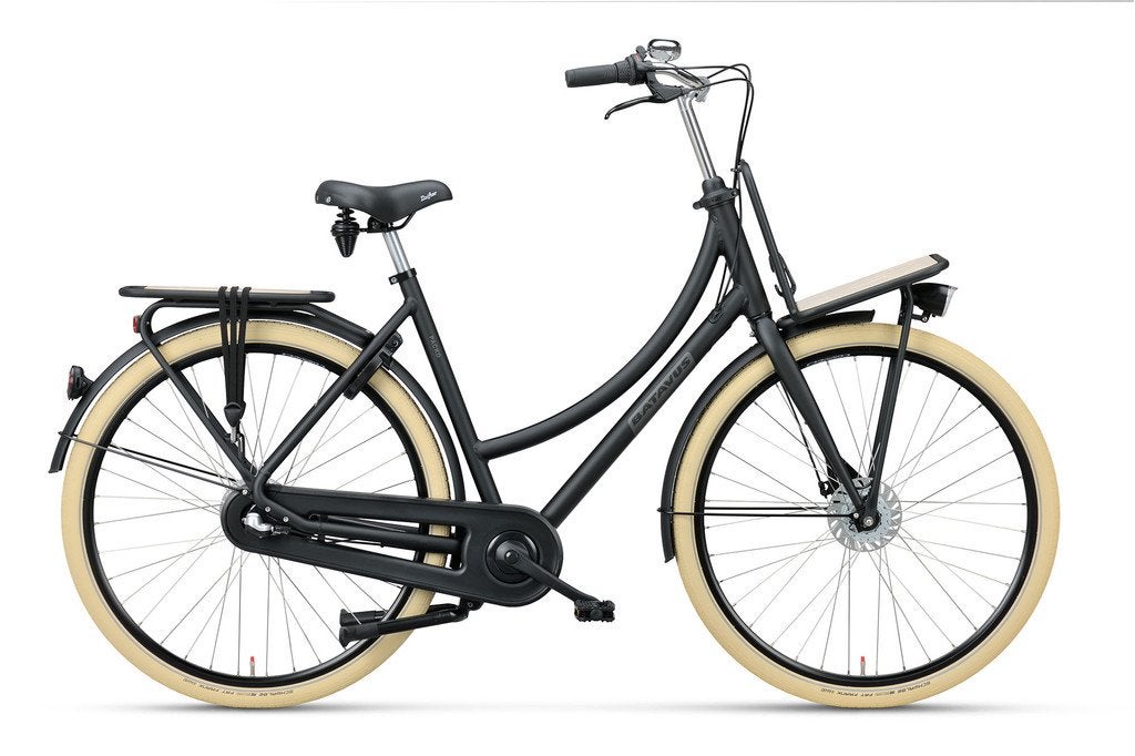 Batavus Packd 7 zwart dames 61cm 28inch, Fietsen en Brommers, Fietsen | Dames | Damesfietsen, 56 cm of meer, Nieuw, Batavus, Versnellingen