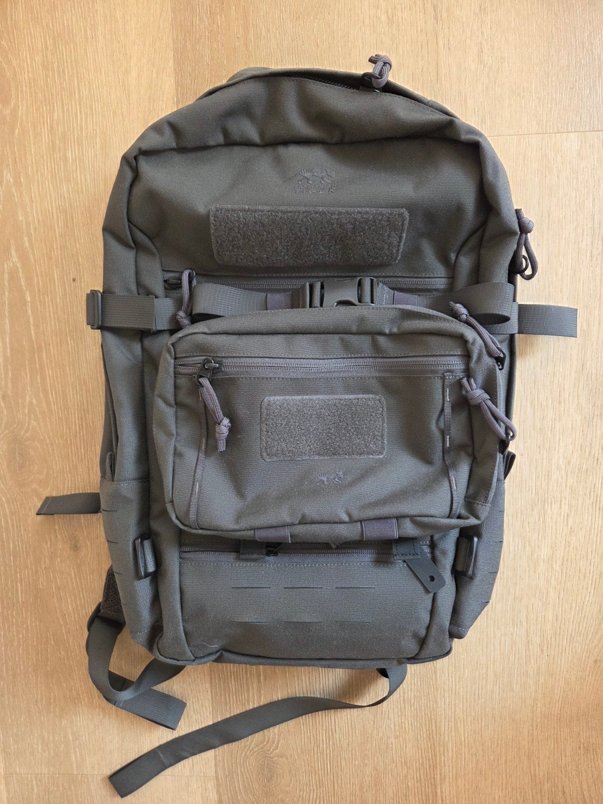 Tasmanian Tiger TT Modular Daypack XL Titan Grey + pouch, Overige jeansmaten, Ophalen of Verzenden, Zo goed als nieuw, Tasmanian Tiger