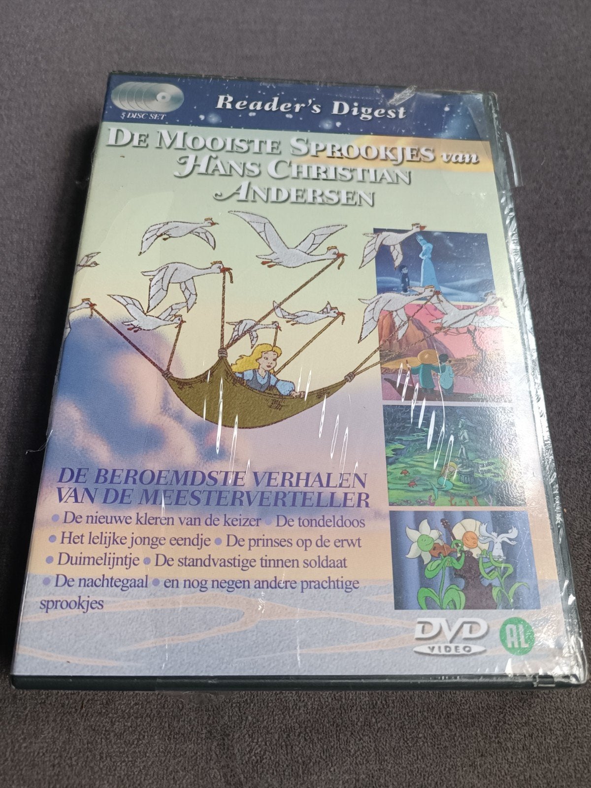 De mooiste sprookjes van Hans Christian Andersen - dvd box, Alle leeftijden, Ophalen of Verzenden, Zo goed als nieuw, Europees