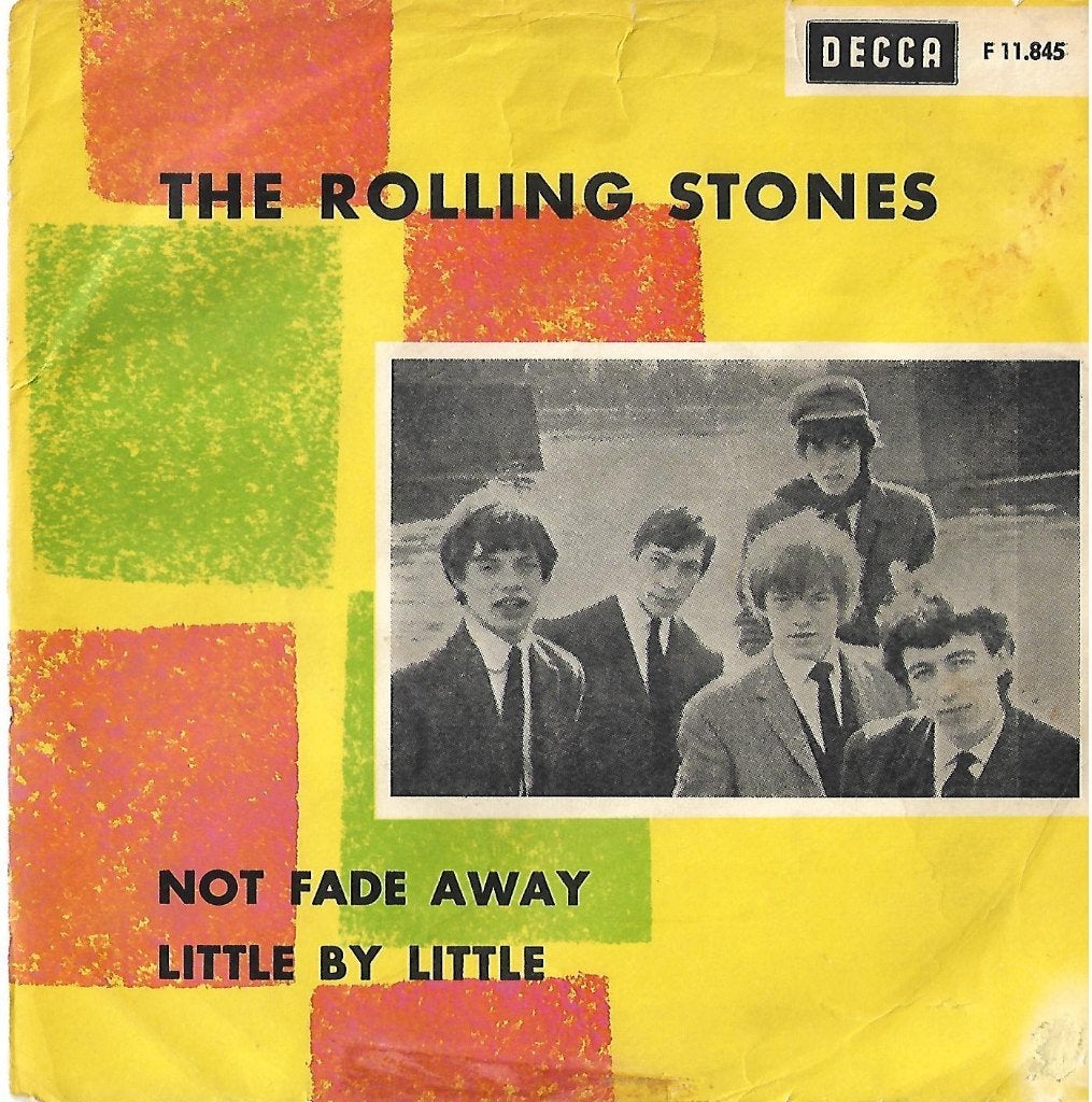 Rolling Stones single "Not Fade Away" [ZWEDEN], Gebruikt, Verzenden, 7 inch, Fotohoes