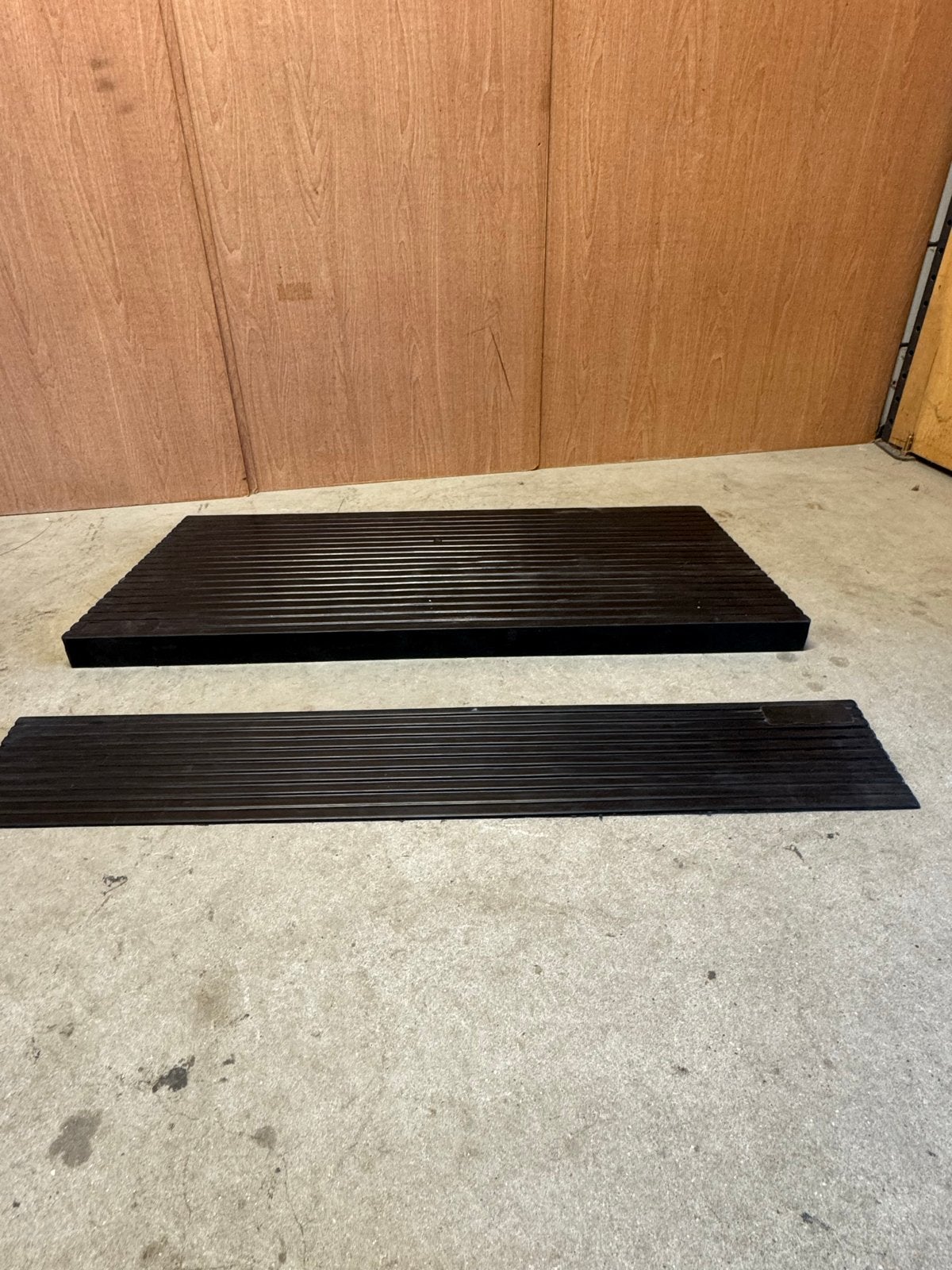 Nieuwe Rubberen oprijplaten / drempelhulpen (set van 2), Ophalen, Oprij, Nieuw, Plaat