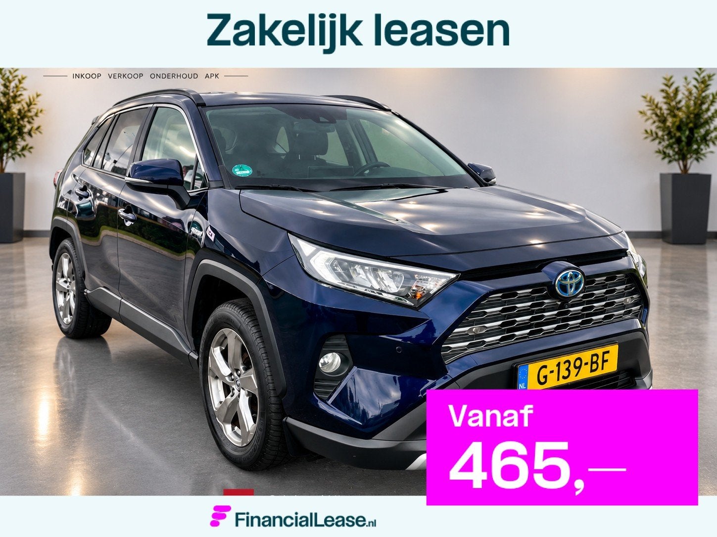 Toyota RAV4 2.5 Hybrid Dynamic Aut, Acc, Cam, Navi, Carplay,, Dealer onderhouden, Stof, Gebruikt, Euro 6