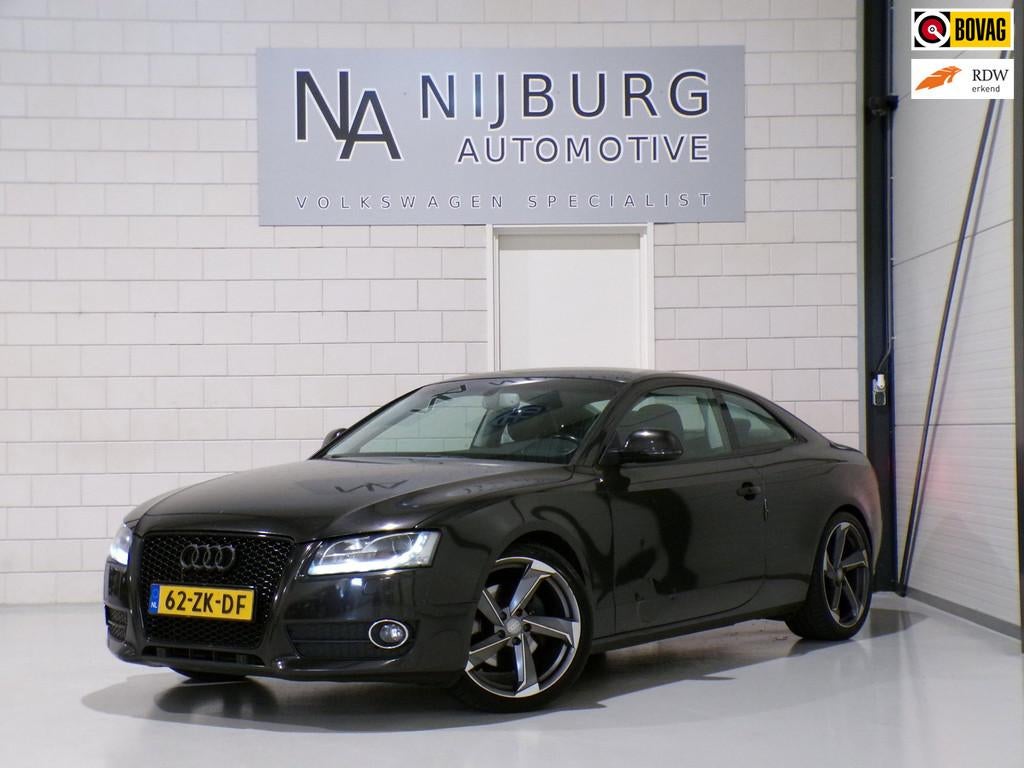 Audi A5 Coupé 3.2 FSI Quattro S-Line "Origineel NL!" Xenon-, Parkeersensor, Gebruikt, Zwart, 4 stoelen