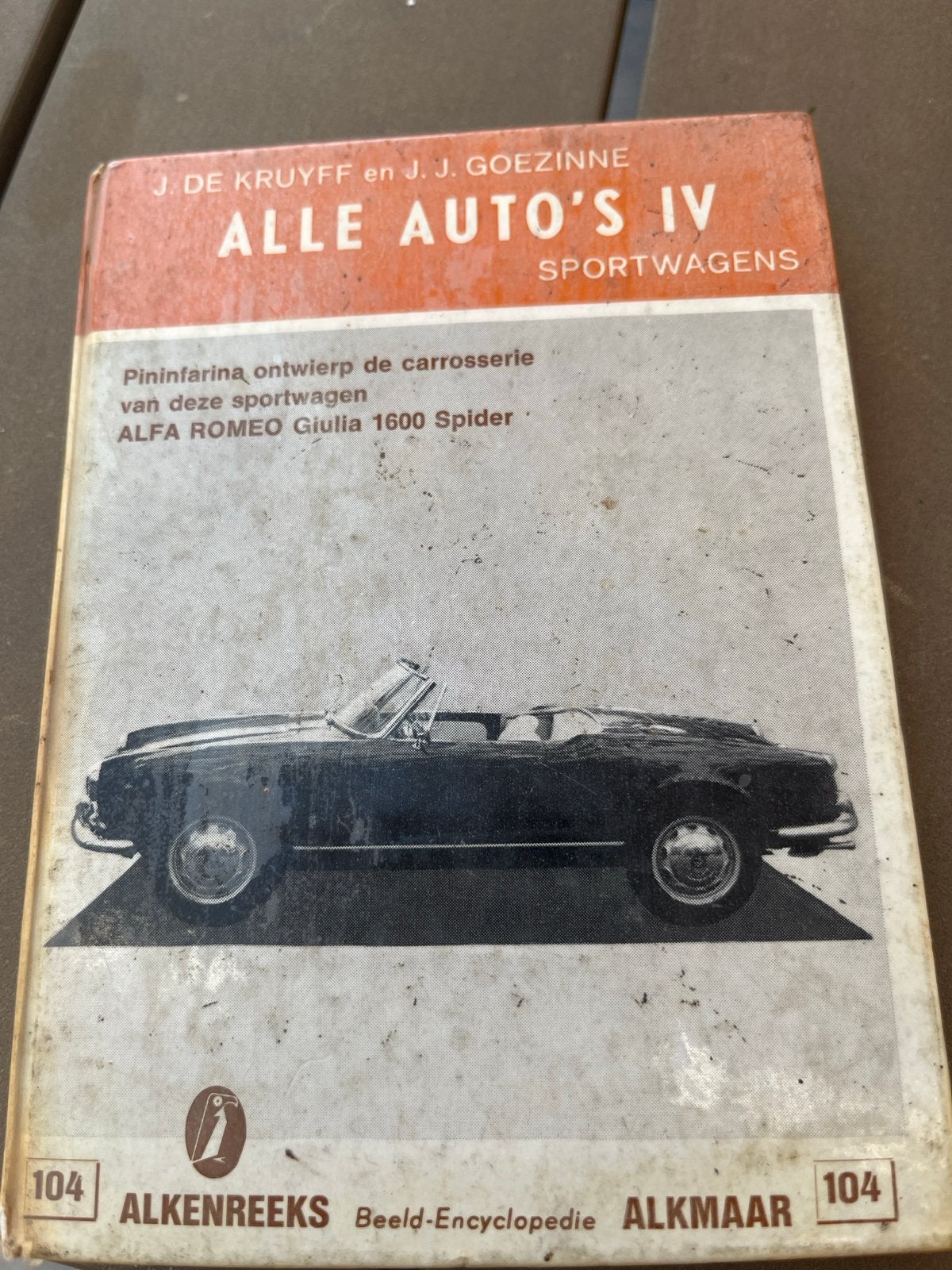 Alle Auto's IV Sportwagens - J. de Kruyff & J.J. Goezinne, Ophalen of Verzenden, Gelezen, Alfa Romeo