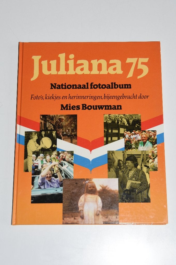 Juliana 75 Nationaal fotoalbum door Mies Bouwman NIEUW, Ophalen of Verzenden, Zo goed als nieuw, Nederland, Tijdschrift of Boek