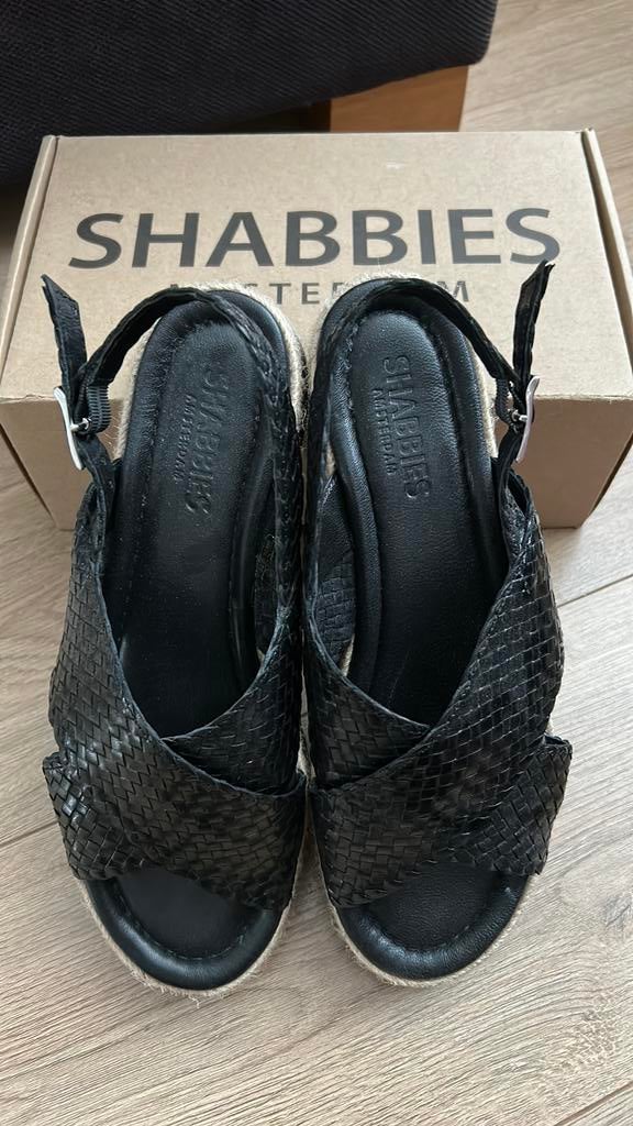 Shabbies maat 41 nieuw, Kleding | Dames, Schoenen, Ophalen of Verzenden, Nieuw, Zwart