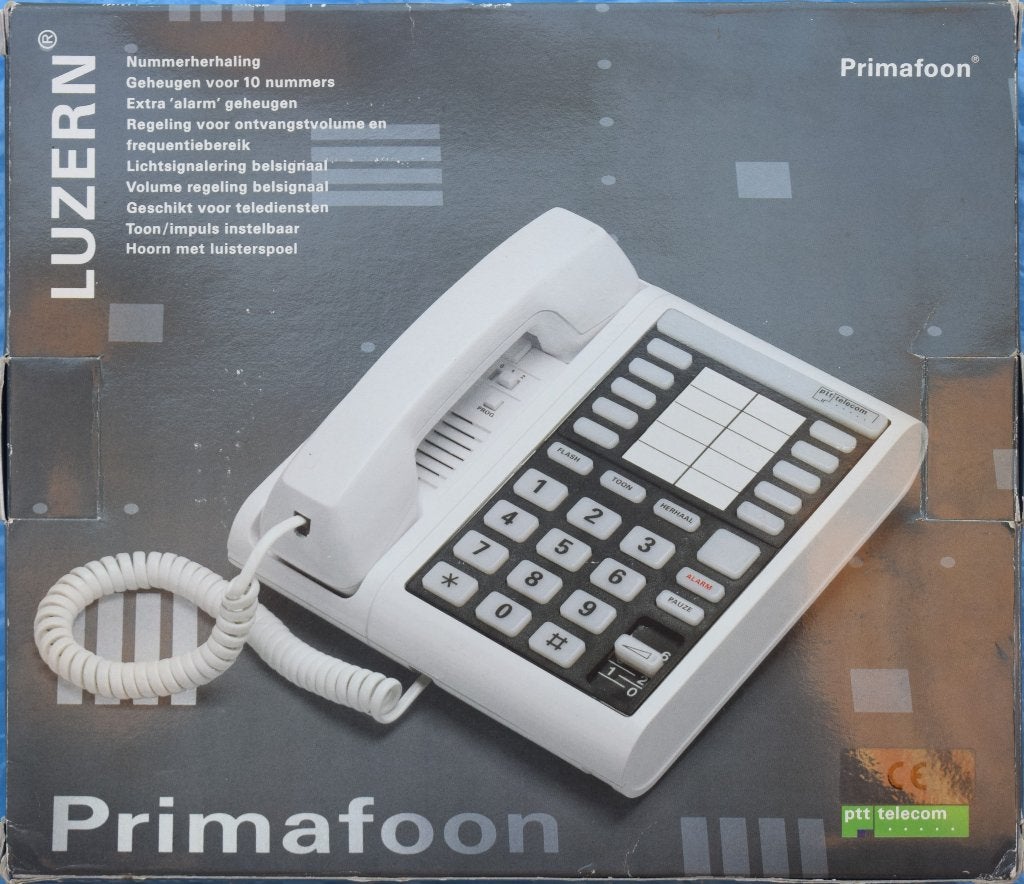Vintage PTT Primafoon Luzern vaste telefoons, Ophalen of Verzenden