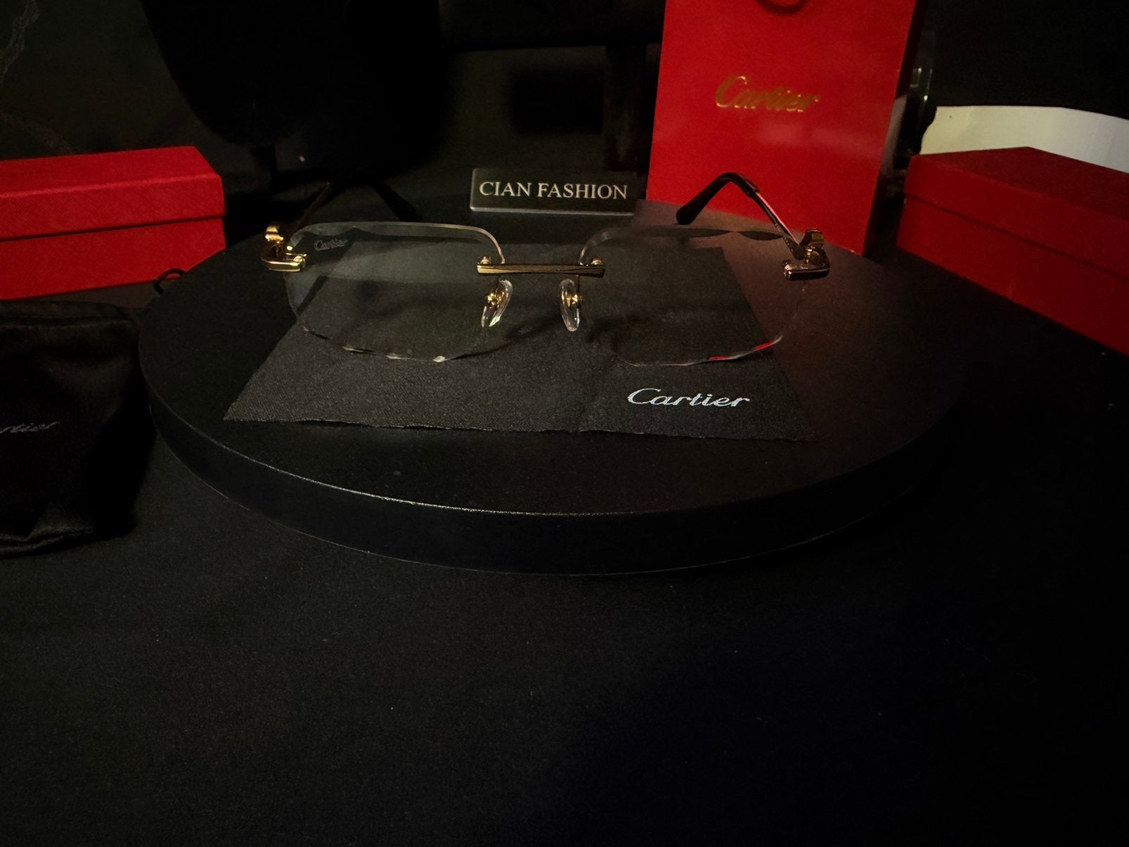 Cartier verkleurende glazen, Ophalen of Verzenden, Zo goed als nieuw, Bril, Overige merken
