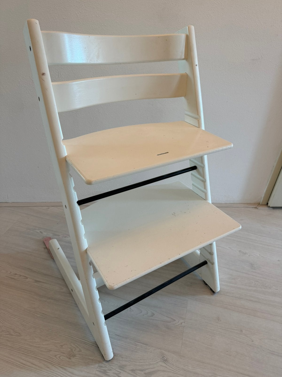 Stokke tripp trapp wit, Kinderen en Baby's, Kinderstoelen, Ophalen, Gebruikt, Meegroeistoel