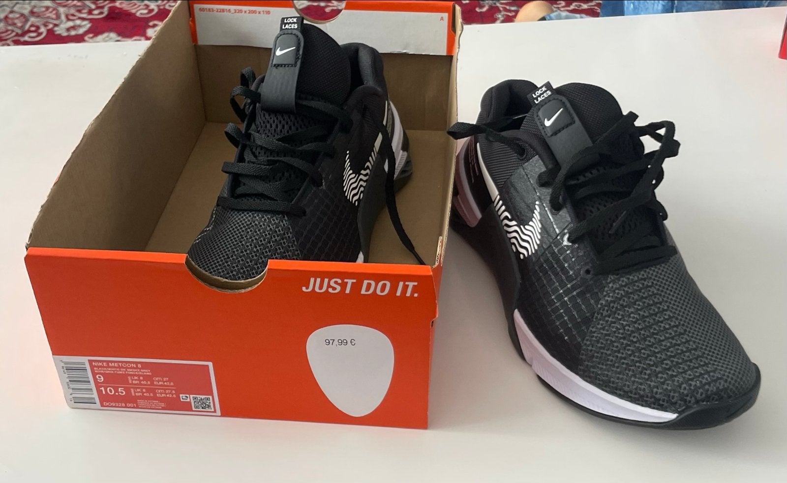 Nike Metcon 6 - Zwarte fitnessschoenen (maat 42,5), Ophalen of Verzenden, Nieuw, Overige typen