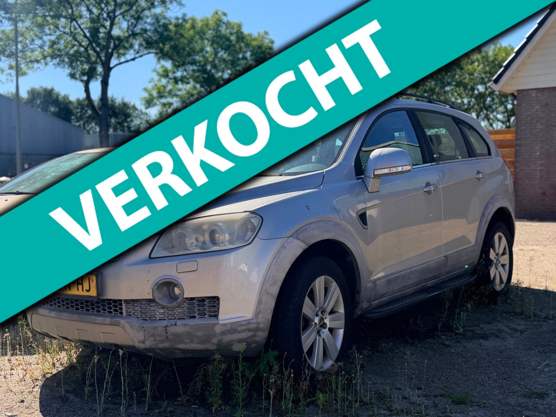Chevrolet Captiva 2.4i Executive, Auto's, Gebruikt, Bedrijf, Handgeschakeld, Zilver of Grijs