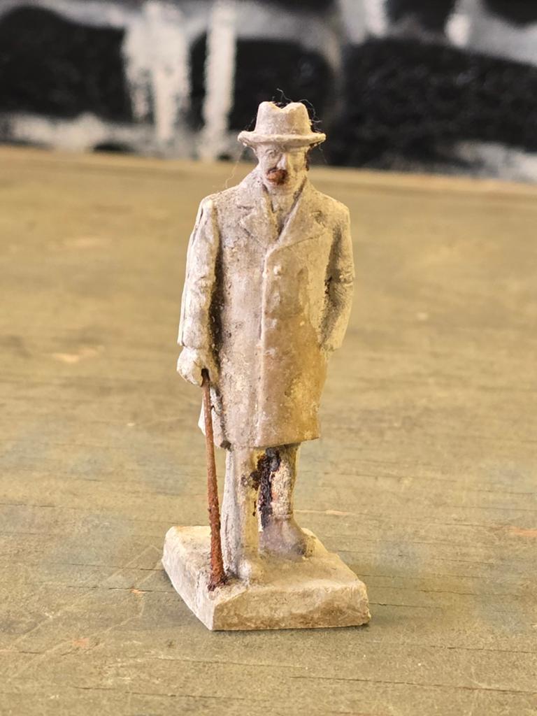 Winston Churchill - Durso figuurtje, Ophalen of Verzenden, Amerika, Embleem of Badge