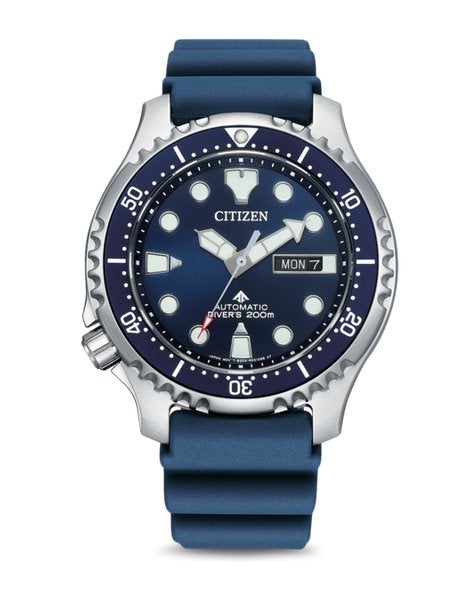 Citzen Duikhorloge Automatik, Sieraden, Tassen en Uiterlijk, Nieuw, Kunststof, Ophalen of Verzenden, Zilver