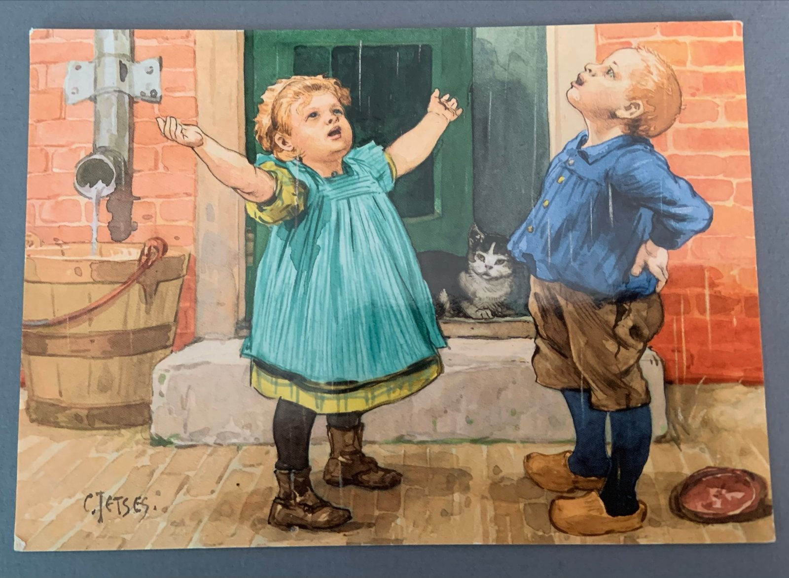 Kinderen in de Regen - C. Jetses (1996), Verzamelen, Ophalen of Verzenden, 1980 tot heden, Ongelopen