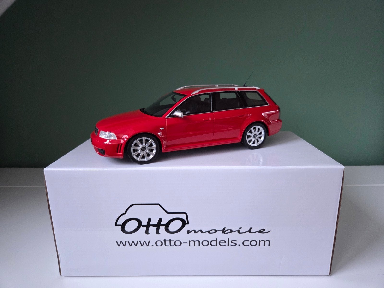 Otto Mobile Audi RS4 B5 Misano Red 2000 (OT1026) te koop!, Ophalen of Verzenden, Nieuw, Auto, OttOMobile