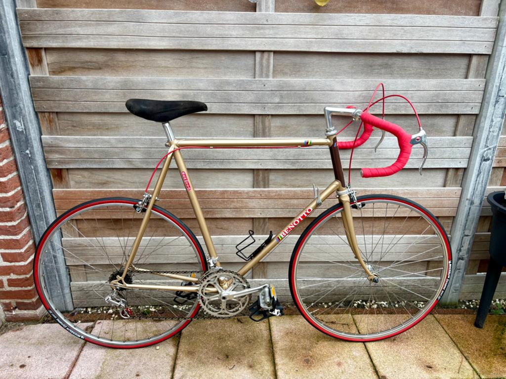 Vintage Benotto racefiets met Shimano Arabesque versnelling, Fietsen en Brommers, Fietsen | Racefietsen, 28 inch, Gebruikt, Staal