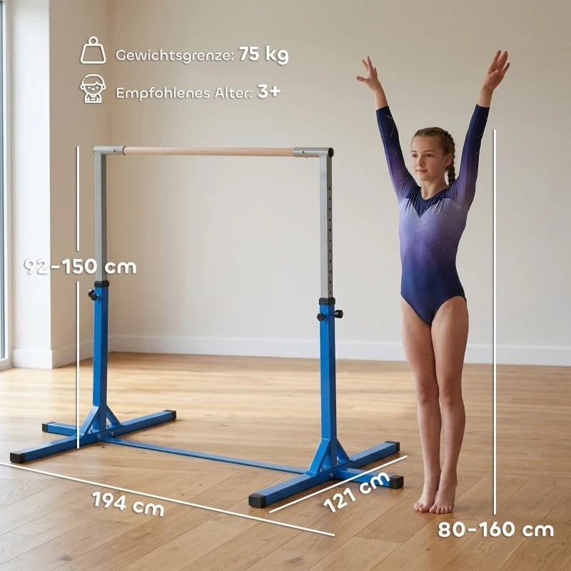 Verstelbare Turnrek voor Kinderen - Gymnastiek Thuis, Ophalen of Verzenden, Nieuw, Materiaal