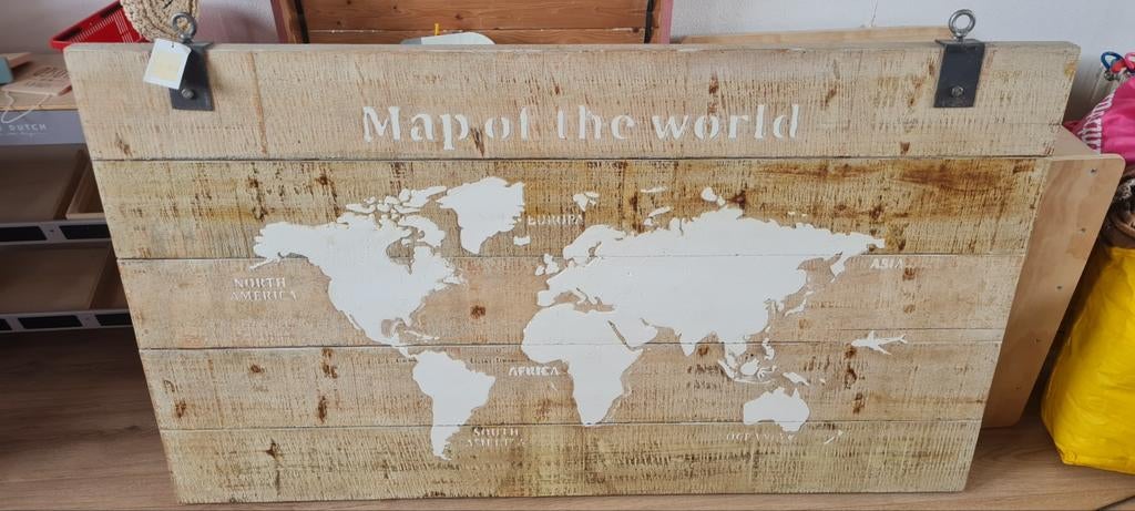 Houten muur decoratie, Loods5, Zo goed als nieuw, Minder dan 100 cm, Hout, Ophalen
